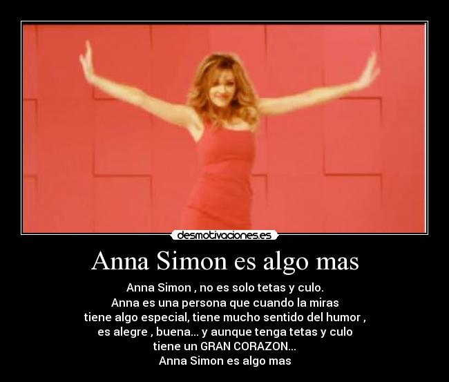 Anna Simon es algo mas -
