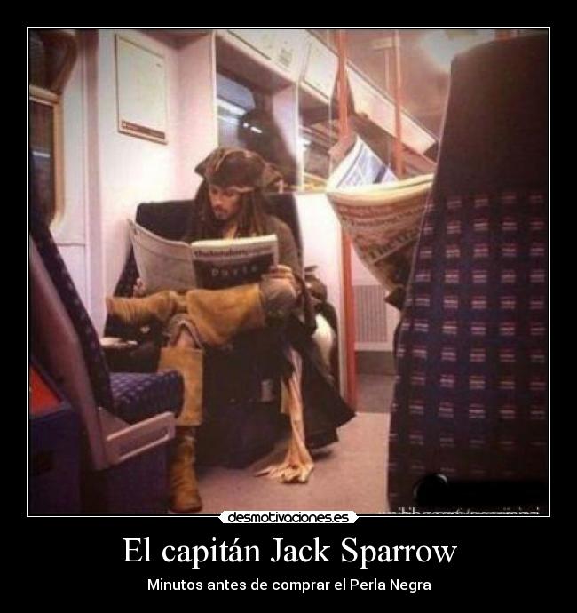 El capitán Jack Sparrow - 