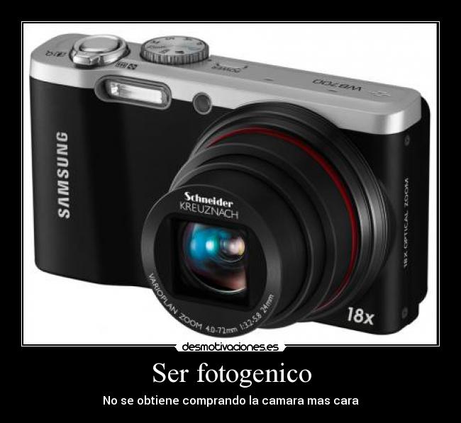 Ser fotogenico -