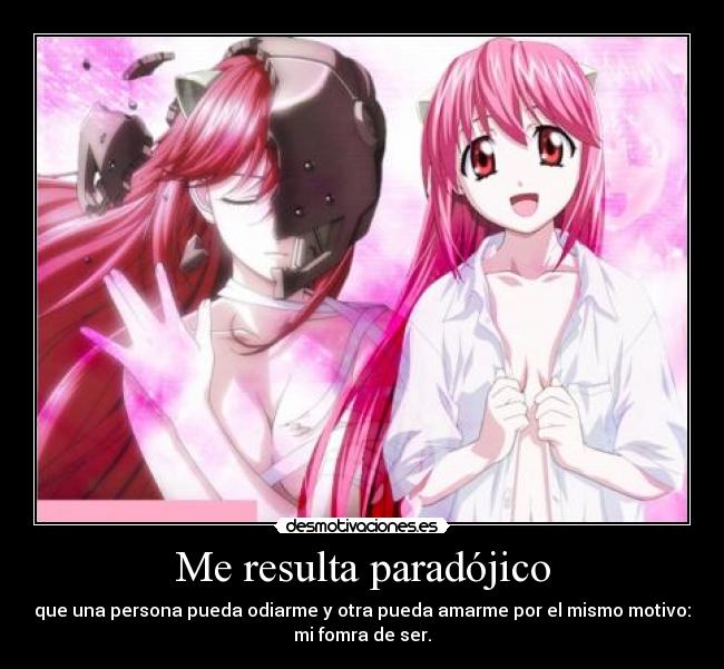 Me resulta paradójico -