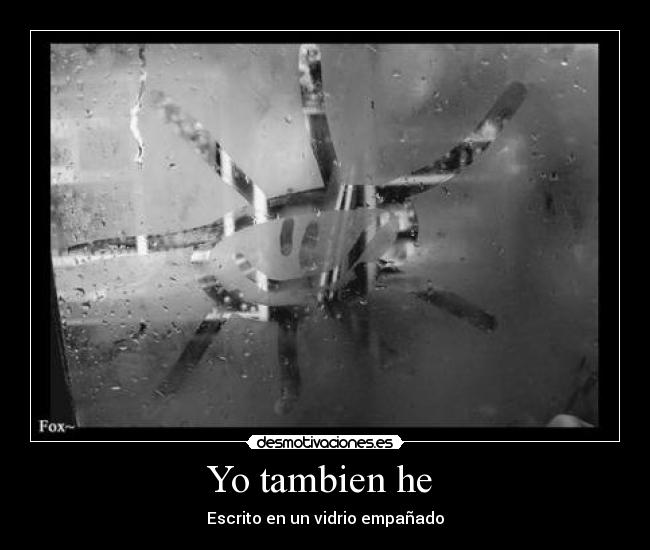 Yo tambien he -