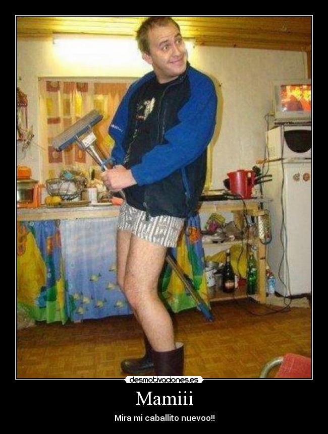 Mamiii - Mira mi caballito nuevoo!!