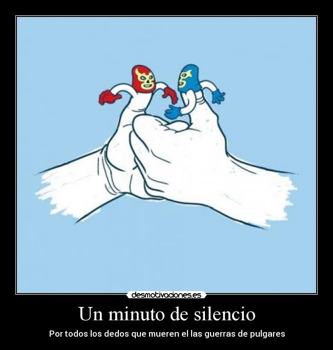 Un minuto de silencio -