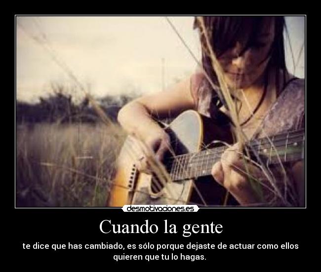 Cuando la gente - 