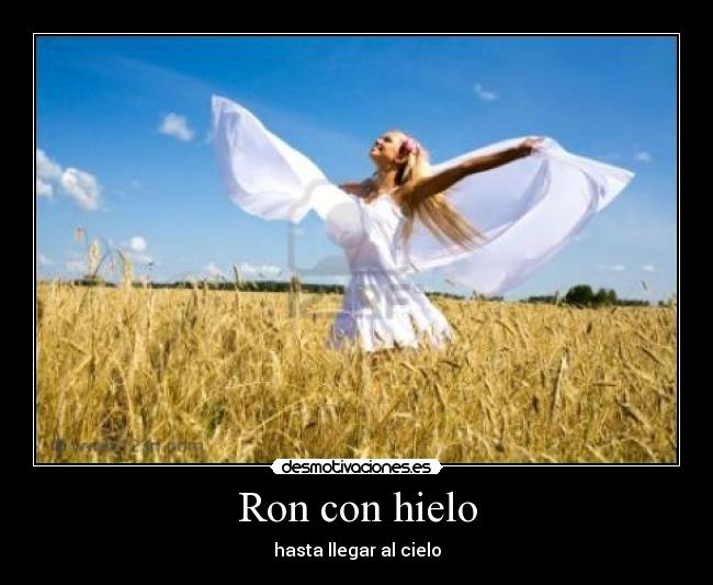 Ron con hielo -