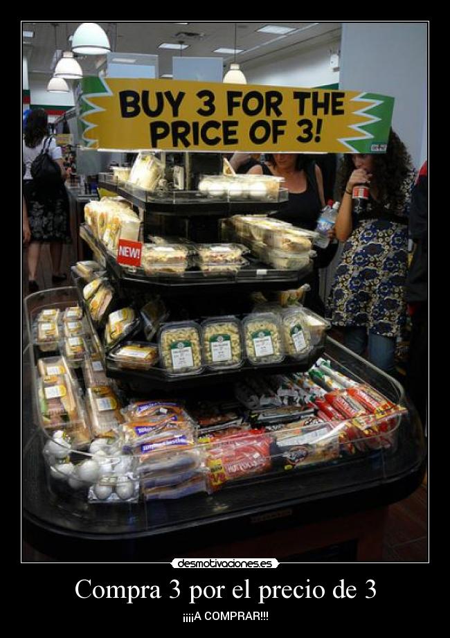 carteles compra por precio tres precio rebaja desmotivaciones