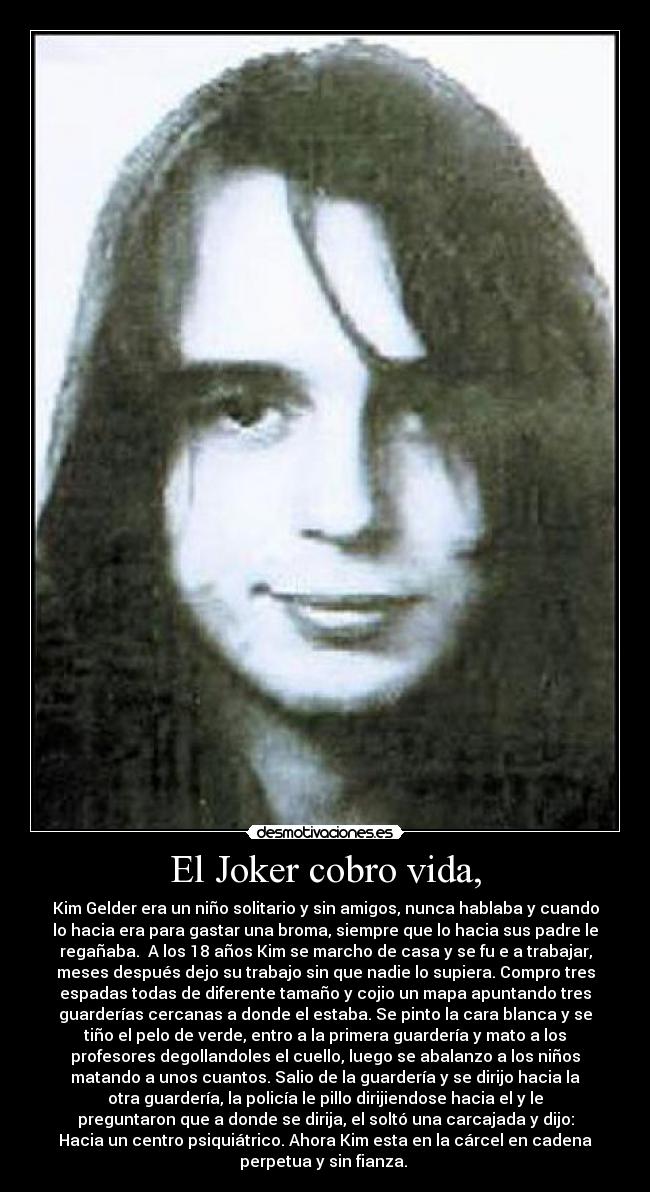 El Joker cobro vida, - 