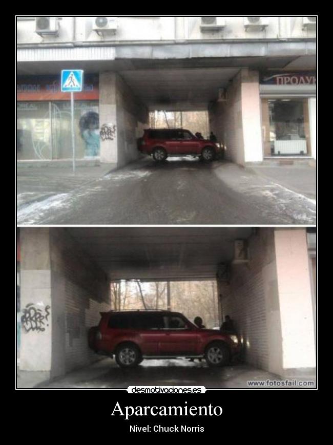 Aparcamiento - Nivel: Chuck Norris