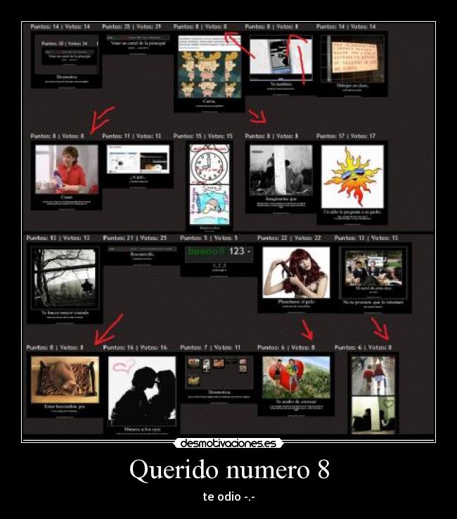 Querido numero 8 - te odio -.-