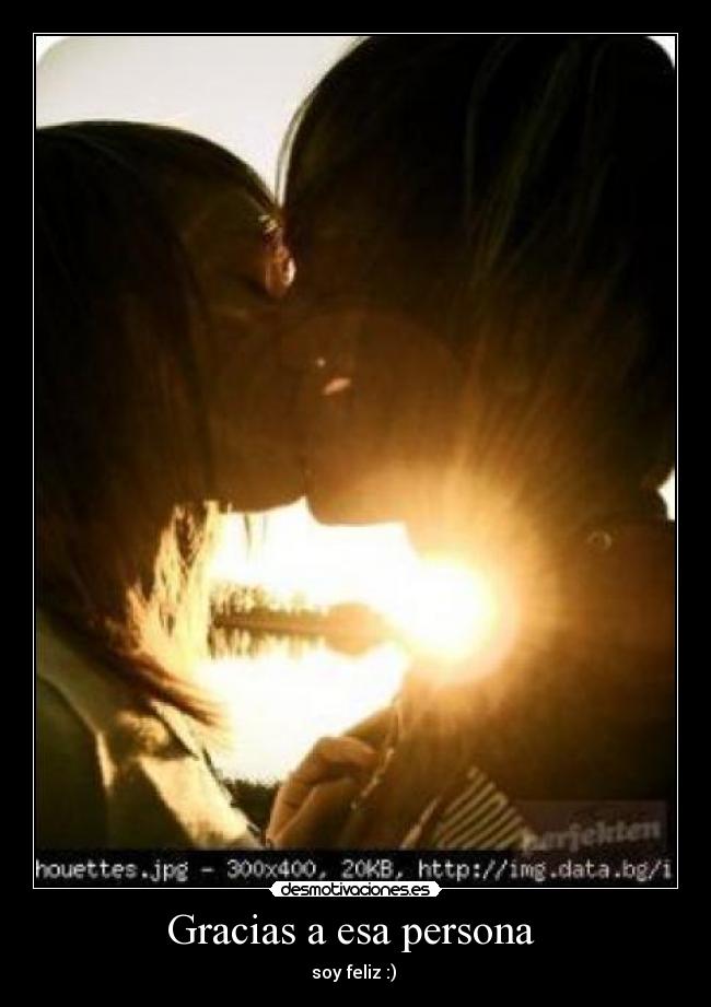 Gracias a esa persona -
