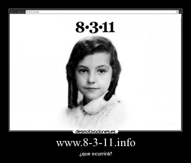 www.8-3-11.info - ¿que ocurrirá?