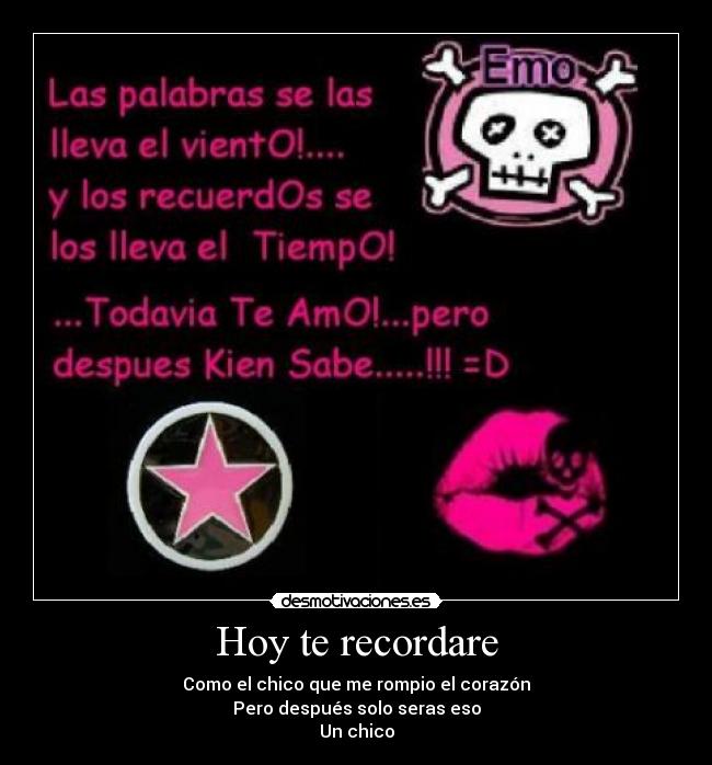 Hoy te recordare -