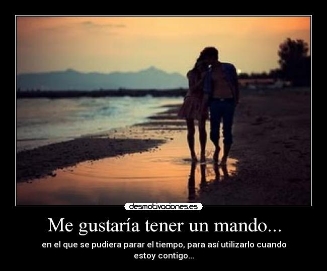 Me gustaría tener un mando... -