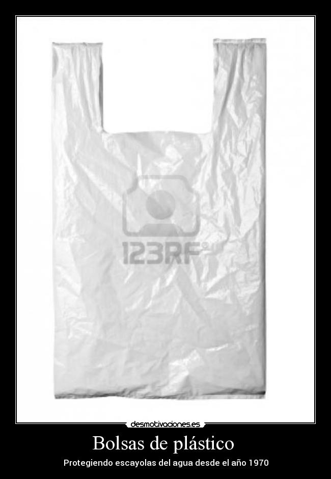 Bolsas de plástico - Protegiendo escayolas del agua desde el año 1970