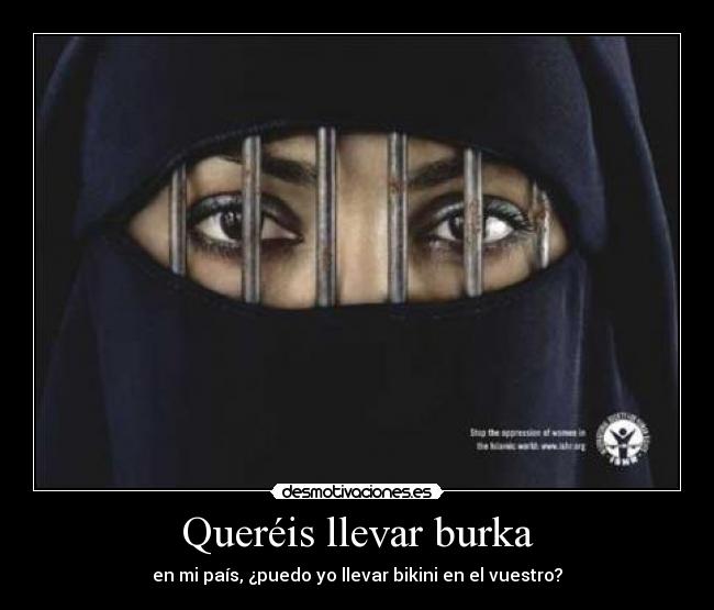 Queréis llevar burka - 