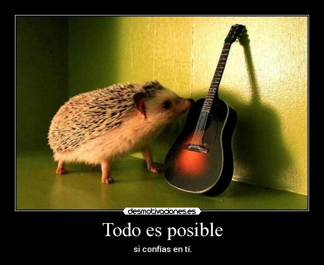 carteles todo posible confias desmotivaciones