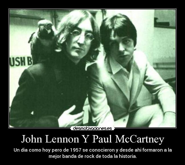 carteles john lennon paul mccartney desmotivaciones