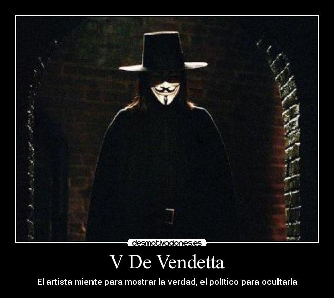 V De Vendetta -