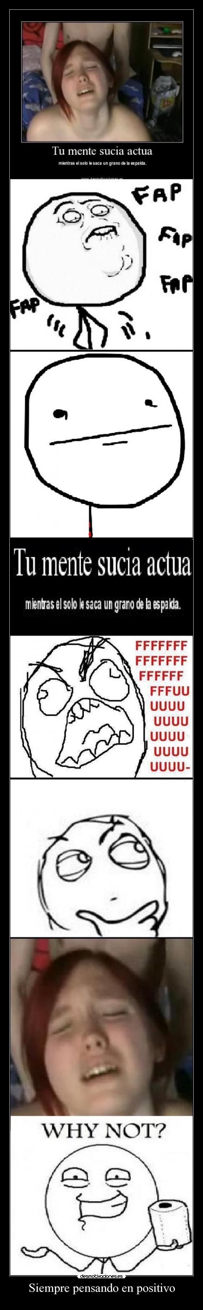 Siempre pensando en positivo -