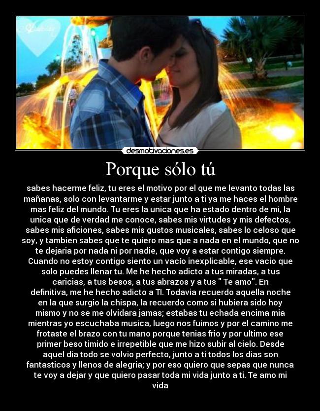 Porque sólo tú - 