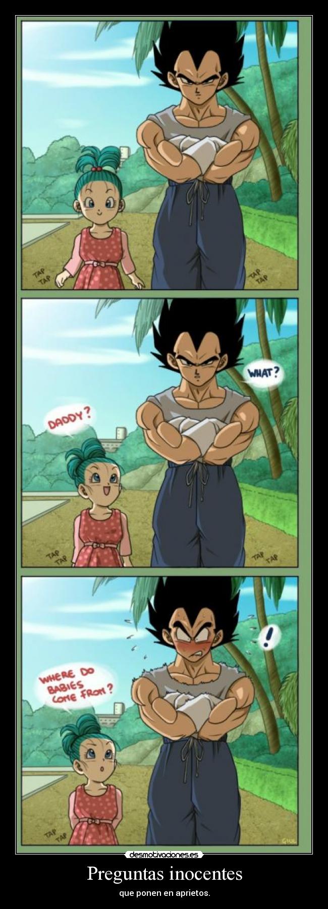 Preguntas inocentes - que ponen en aprietos.