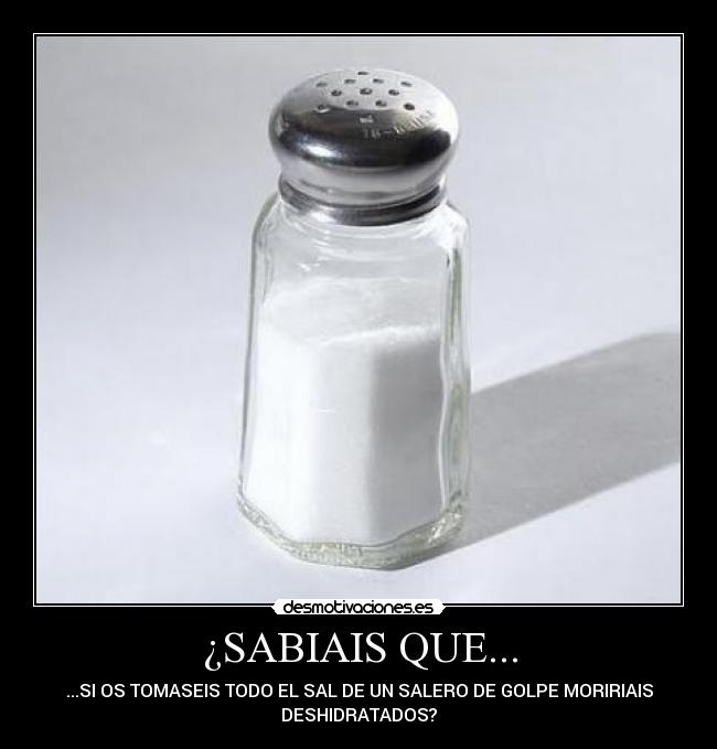¿SABIAIS QUE... -