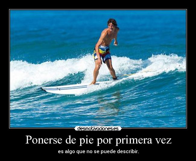 Ponerse de pie por primera vez -