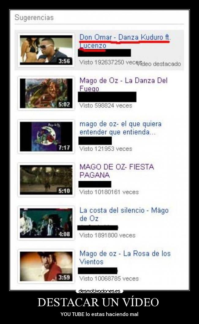 DESTACAR UN VÍDEO - YOU TUBE lo estas haciendo mal