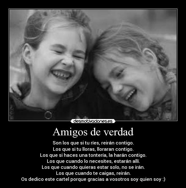 Amigos de verdad -