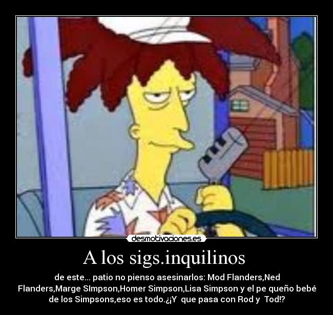 A los sigs.inquilinos  - 