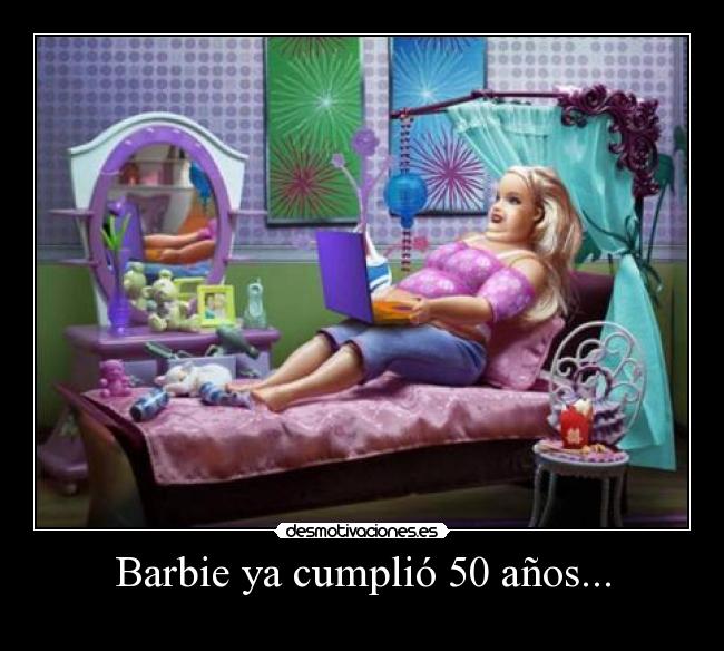 Barbie ya cumplió 50 años... -