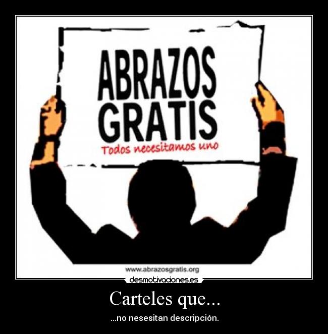 Carteles que... -