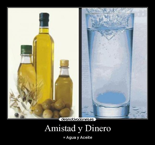 Amistad y Dinero -