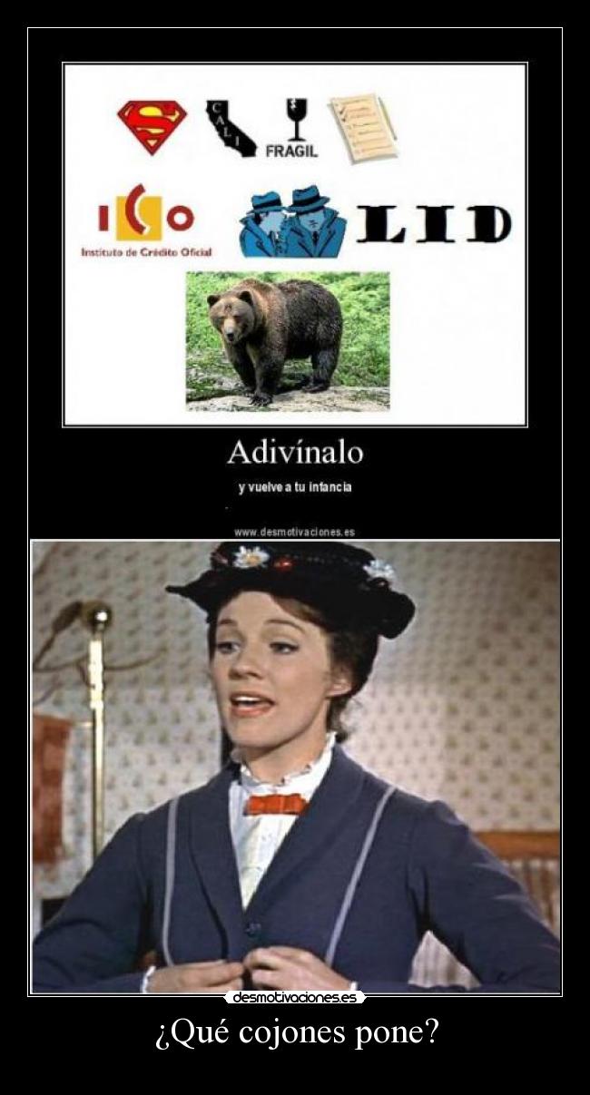 ¿Qué cojones pone? -  