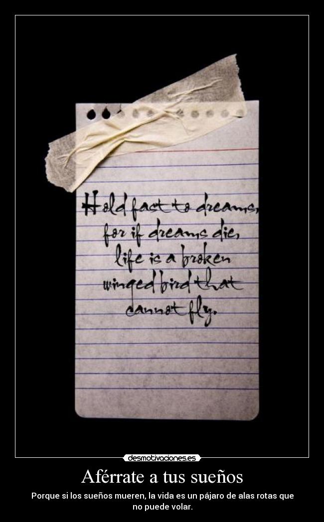 Aférrate a tus sueños - 