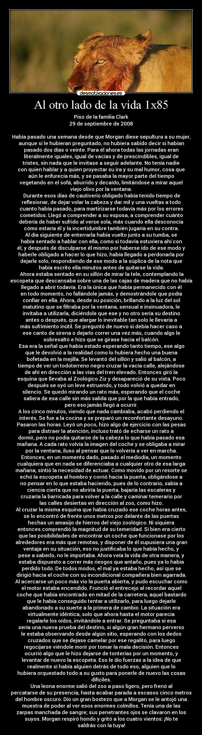 Al otro lado de la vida 1x85 - 