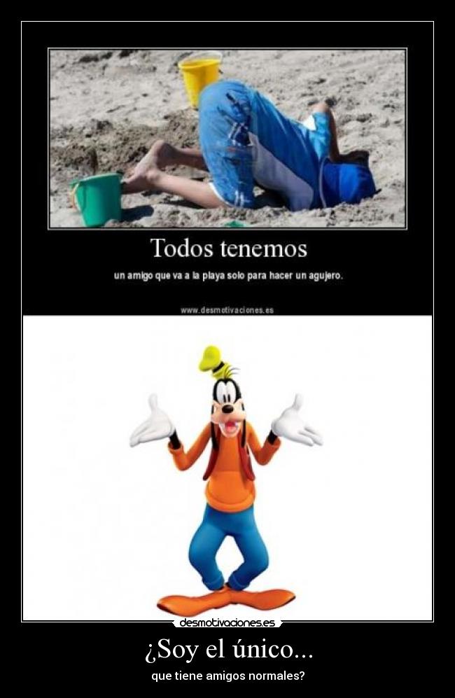 ¿Soy el único... -