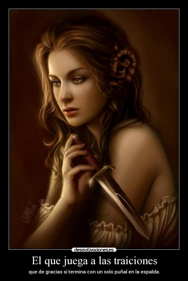 carteles que juega las traiciones desmotivaciones