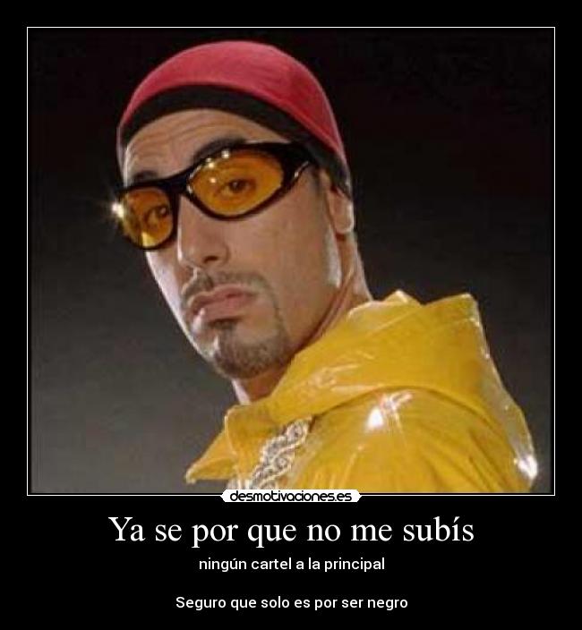 Ya se por que no me subís -