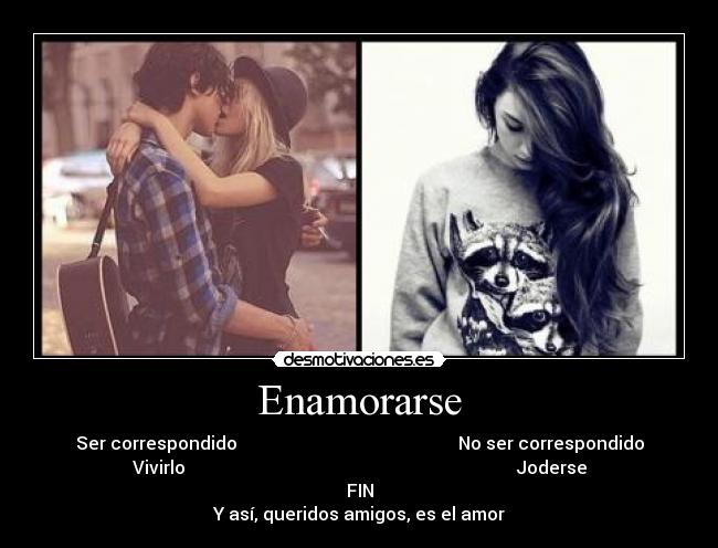 carteles enamorarse cara cruz desmotivaciones