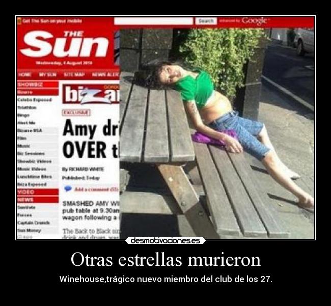 Otras estrellas murieron -