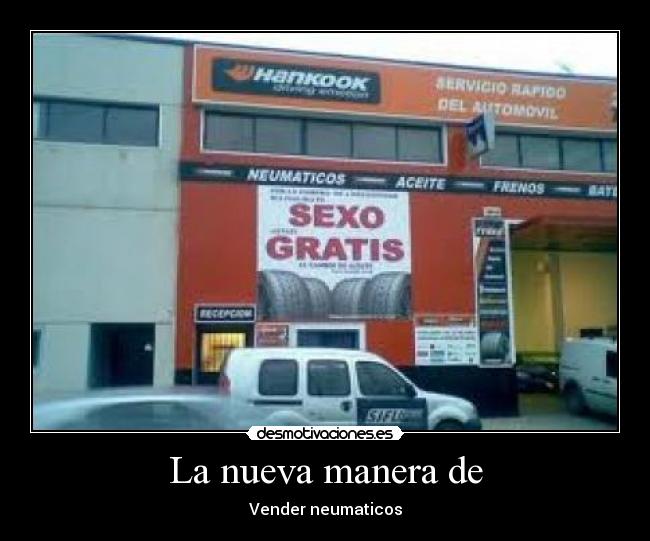 La nueva manera de - Vender neumaticos