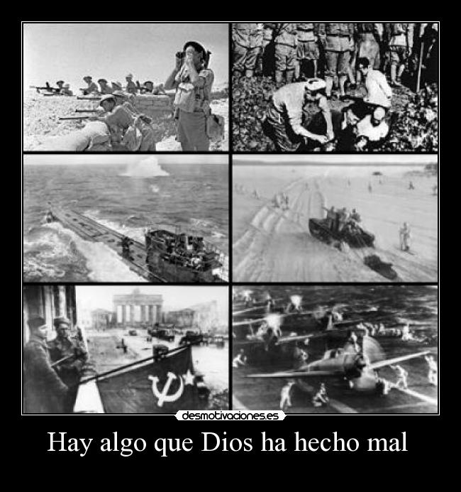 Hay algo que Dios ha hecho mal -