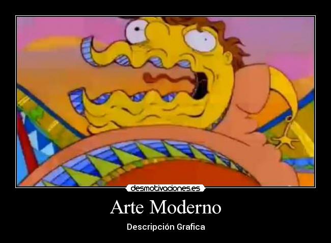Arte Moderno - Descripción Grafica