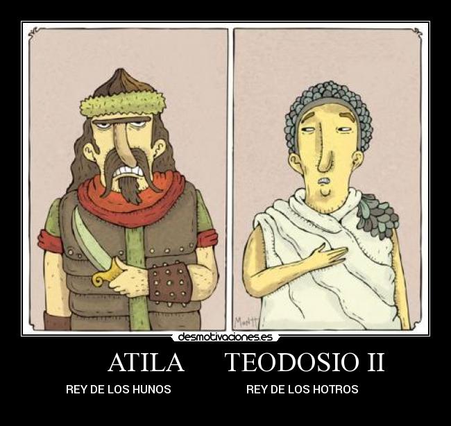       ATILA      TEODOSIO II - 