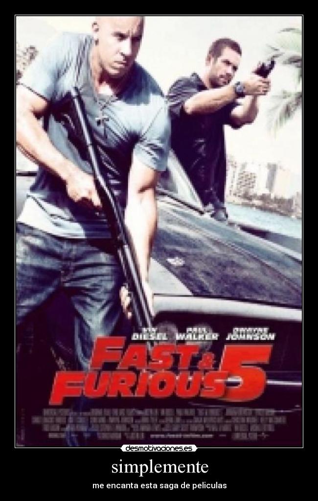 simplemente - me encanta esta saga de peliculas