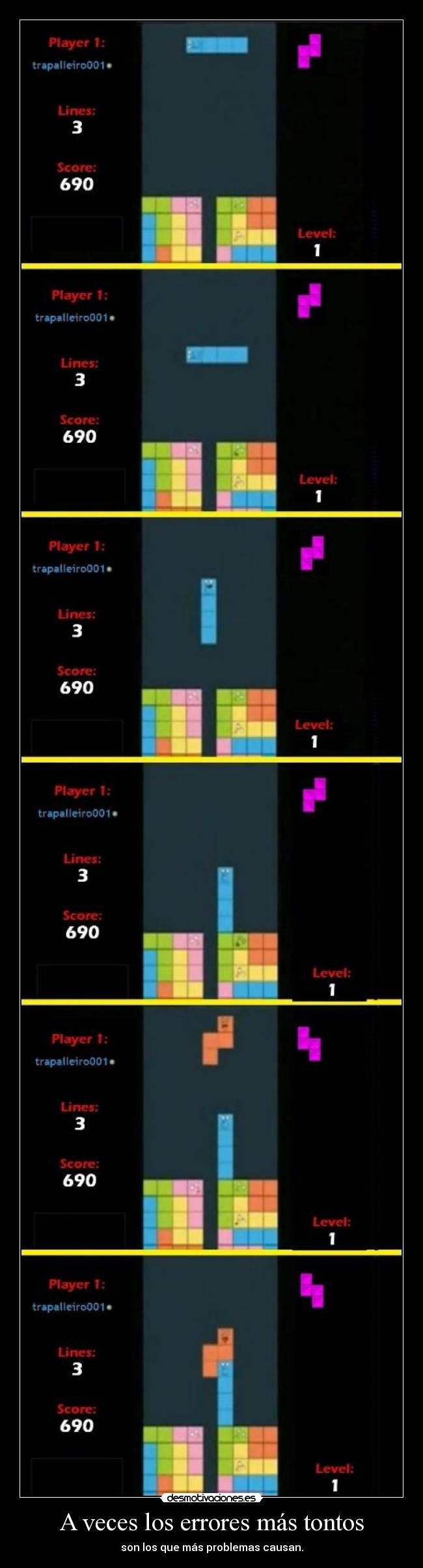 A veces los errores más tontos - 