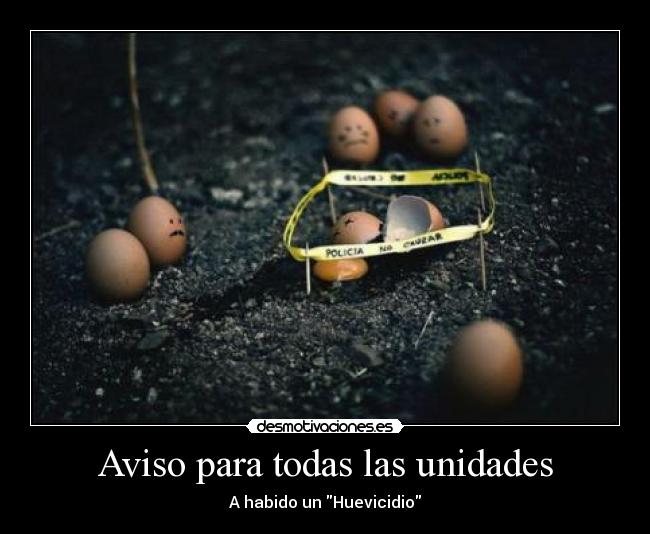 Aviso para todas las unidades - 