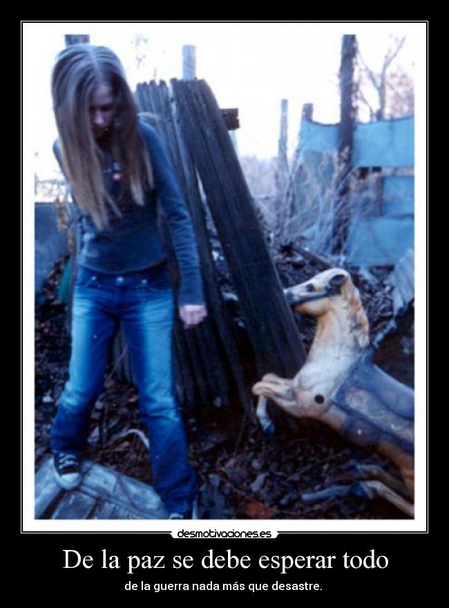 De la paz se debe esperar todo - 