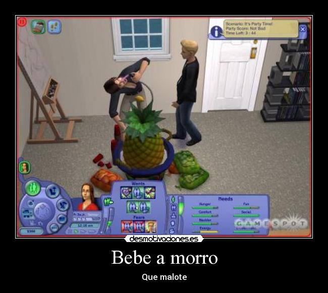 carteles que malotebebe morrolos sims 2universitariosbeberfiestadesmotivaciones desmotivaciones